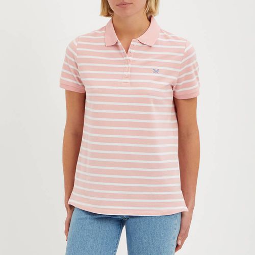 Pink Stripe Polo - Crew Clothing - Modalova