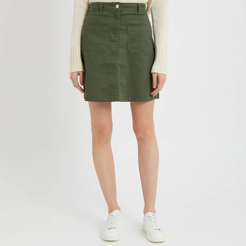 Khaki Chino Mini Skirt - Crew Clothing - Modalova