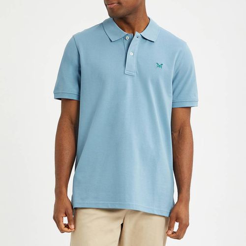 Blue Melbury Cotton Polo Shirt - Crew Clothing - Modalova