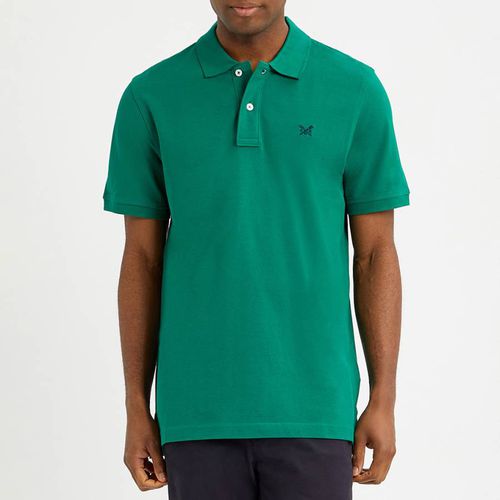 Green Melbury Cotton Polo Shirt - Crew Clothing - Modalova