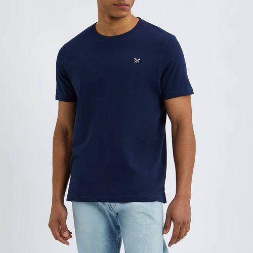 Navy Cotton Crew T-Shirt - Crew Clothing - Modalova