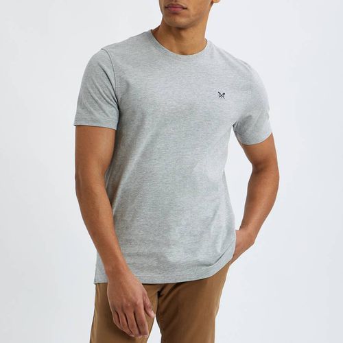 Grey Cotton Crew T-Shirt - Crew Clothing - Modalova