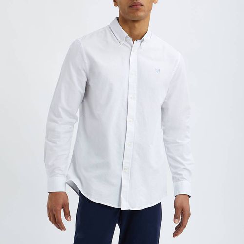 White Oxford Classic Shirt - Crew Clothing - Modalova