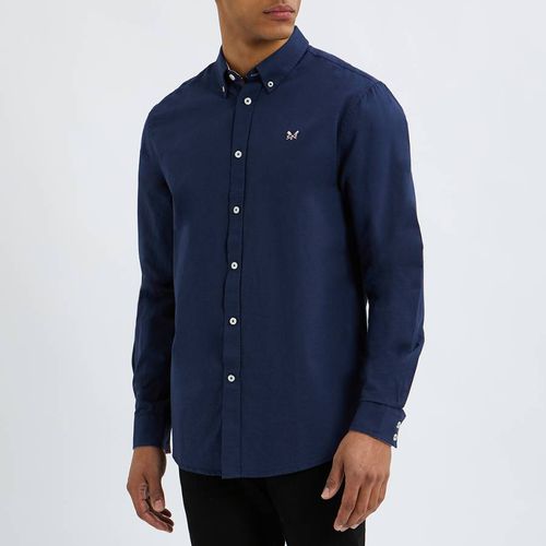 Navy Classic Fit Oxford Shirt - Crew Clothing - Modalova