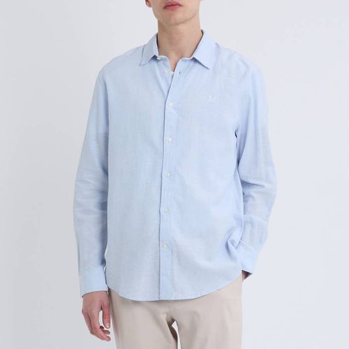 Light Blue Linen Blend Shirt - Crew Clothing - Modalova