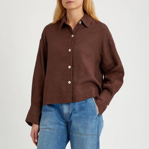 Cocoabean Linen Crop Shirt - NÂ°Â· Eleven - Modalova