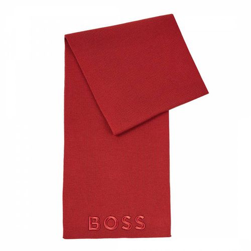 Orange Ledonia Tassle Scarf - BOSS - Modalova