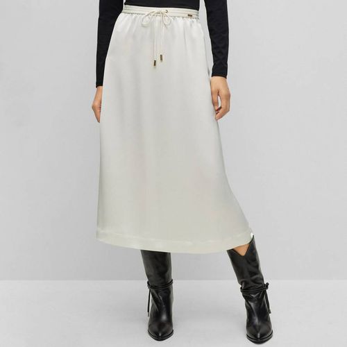 White Vesala Midi Skirt - BOSS - Modalova