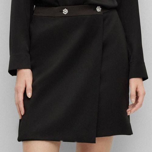 Black Vittora Wool Mini Skirt - BOSS - Modalova