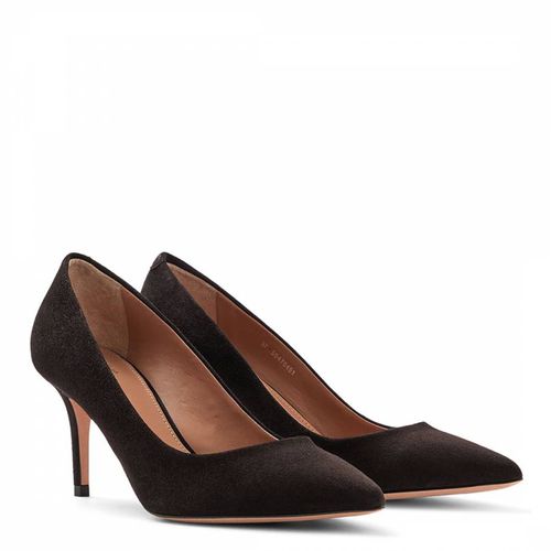 Black Eddie Pump Leather Heels - BOSS - Modalova