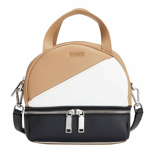 Black/Camel Lena Bowling Bag - BOSS - Modalova