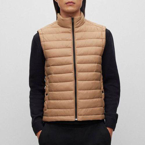 Sand Calano Quilted Gilet - BOSS - Modalova