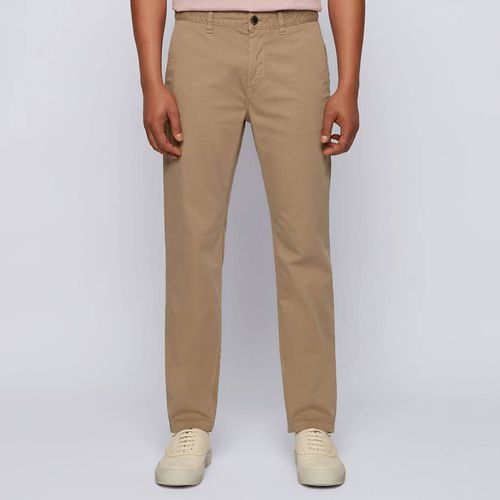 Light Schino Taber Cotton Blend Chinos - BOSS - Modalova