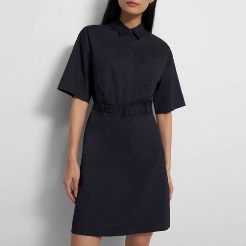 Black Belted Casual Mini Dress - Theory - Modalova