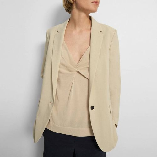 Camel Casual Single Breasted Blazer - Theory - Modalova