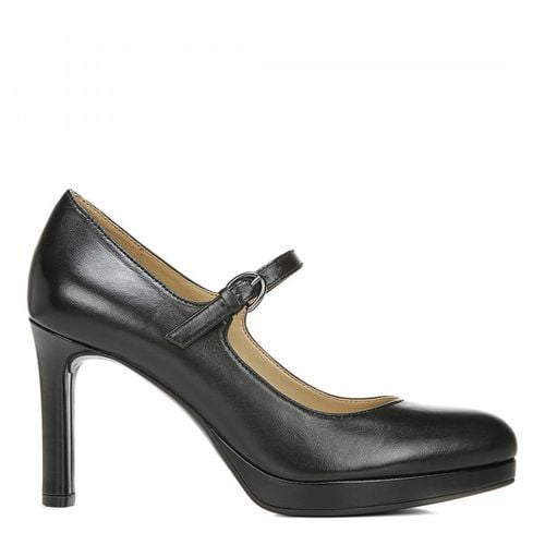 Black Talissa Leather Buckle Heel - Naturalizer - Modalova