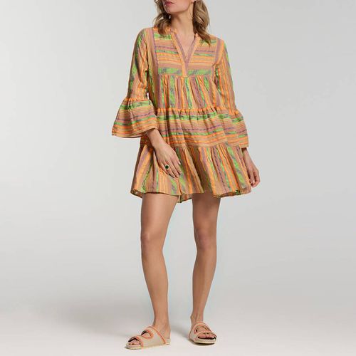 Orange Multi Ella Dress - Devotion - Modalova