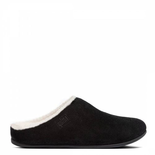 Black Chrissie Shearling Slipper - FitFlop - Modalova