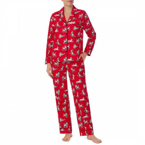 Red Notch Long Pyjama Set - Kate Spade - Modalova