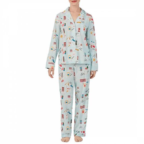 Multi Long Notch Pj Set - Kate Spade - Modalova