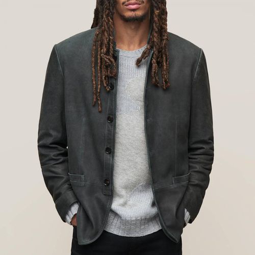 Dark Grey Slim Fit Jacket - John Varvatos - Modalova