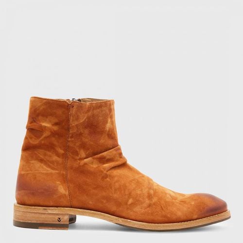 Camel Morrison Suede Boots - John Varvatos - Modalova