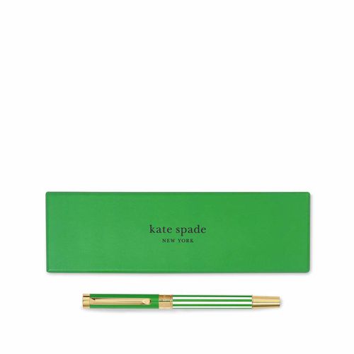Ballpoint Pen Green Pastry Stripe - Kate Spade - Modalova