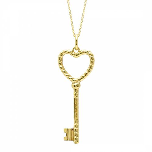Gold Key Heart Necklace - Vintage Tiffany & Co - Modalova
