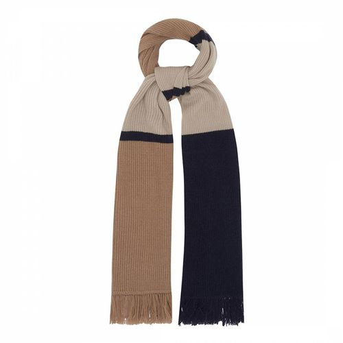 Brown Sand Stripe Scarf - Lily and Lionel - Modalova