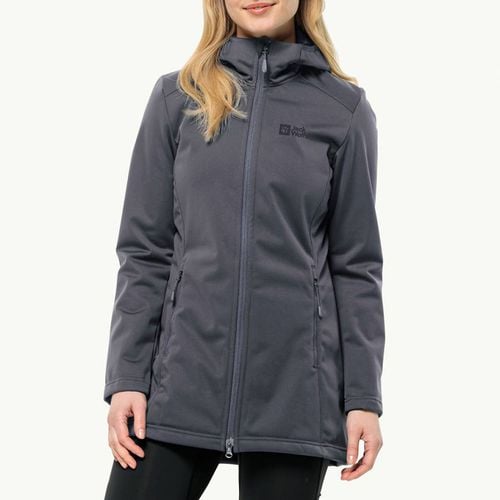 Grey Windhain Softshell Coat - Jack Wolfskin - Modalova