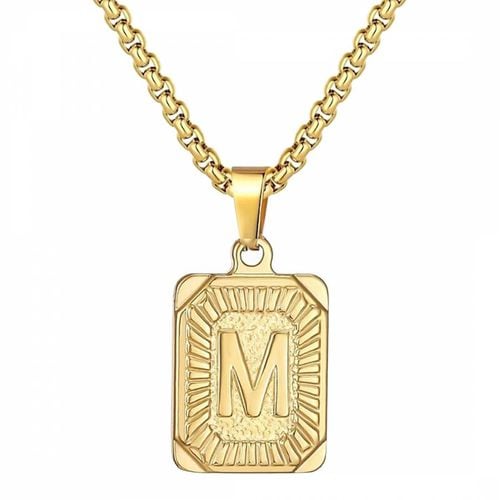 K Initial "M" Reversible Cross Necklace - Stephen Oliver - Modalova