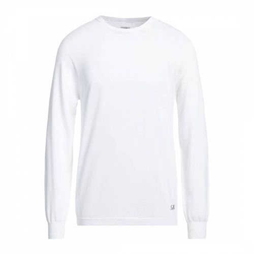 Side Logo Knitted Cotton Jumper - C.P. Company - Modalova