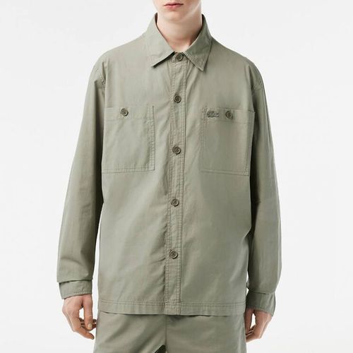 Green Organic Cotton Shirt - Lacoste - Modalova