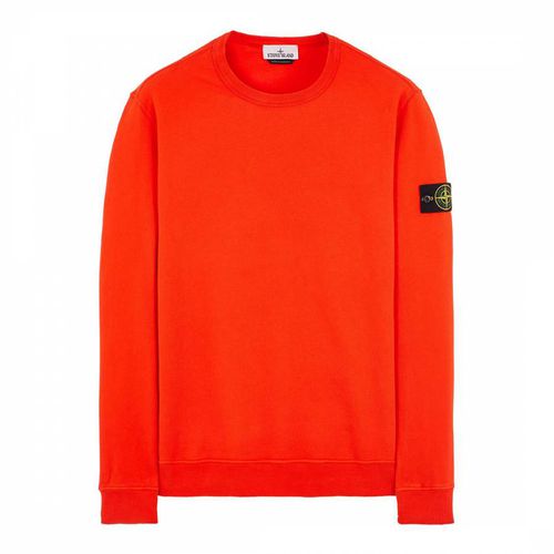 Brushed Cotton Fleece Sweatshirt - Stone Island - Modalova