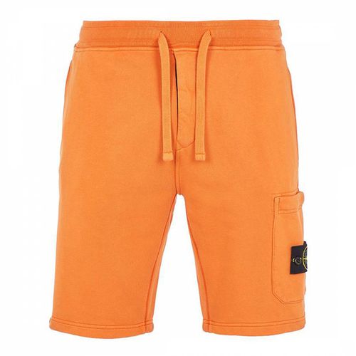 Orange Bermuda Cotton Shorts - Stone Island - Modalova