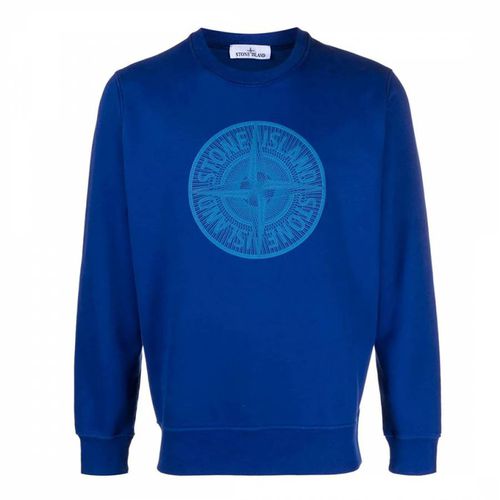 Blue Compass Logo Sweatshirt - Stone Island - Modalova