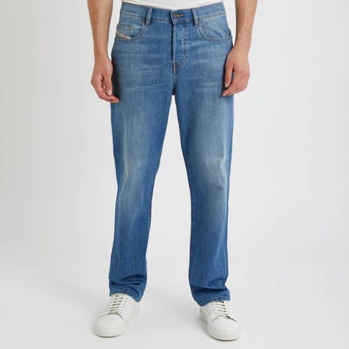 Washed D-Viker Straight Stretch Jeans - Diesel - Modalova