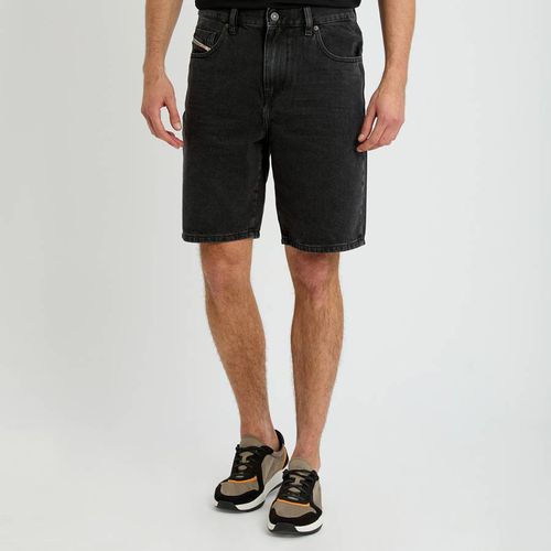 Black D-Strukt Denim Shorts - Diesel - Modalova