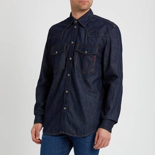 Dark D-Ocean Long Sleeve Denim Shirt - Diesel - Modalova