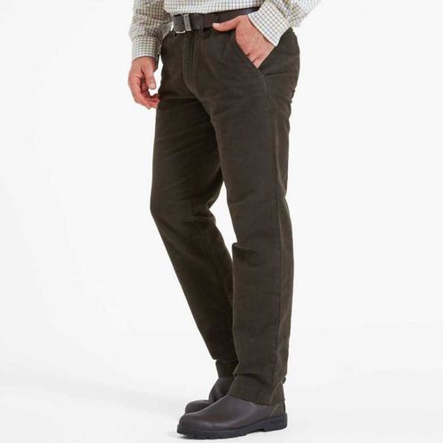 Brown Moleskin Trousers - Schöffel - Modalova