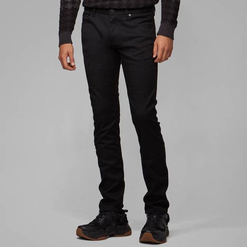 Black Delaware Straight Jeans - BOSS - Modalova