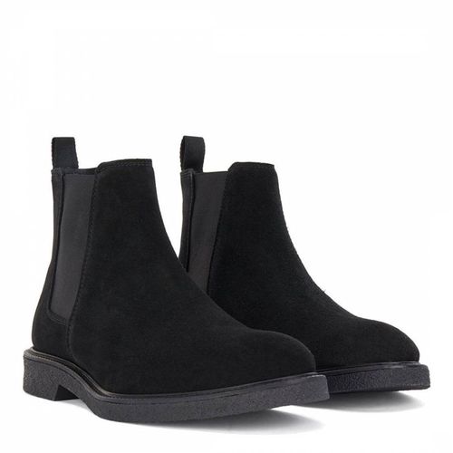 Black Tunley Cheb Leather Boots - BOSS - Modalova