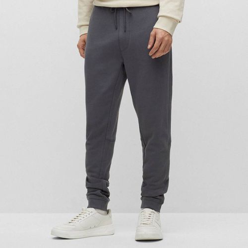 Sestart Drawstring Cotton Tracksuit Bottoms - BOSS - Modalova