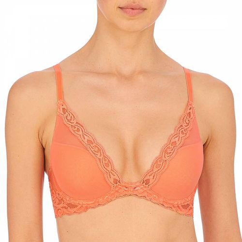 Orange Feathers Contour Plunge Bra - Natori - Modalova