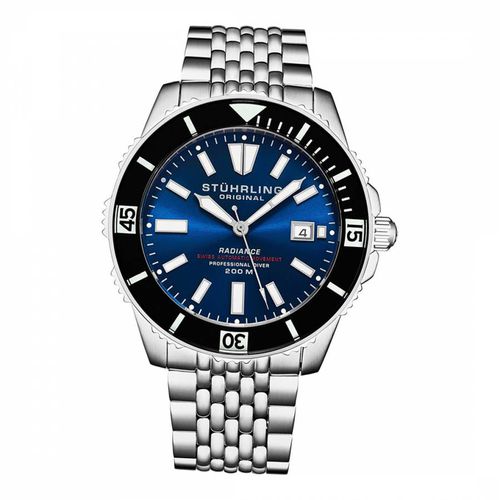 Men's Automatic Dive Watch with Swiss Movement - Stuhrling - Modalova