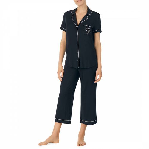 Black Cropped Pyjama Set - Kate Spade - Modalova