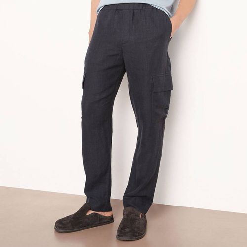 Navy Hemp Cargo Pant - Vince - Modalova