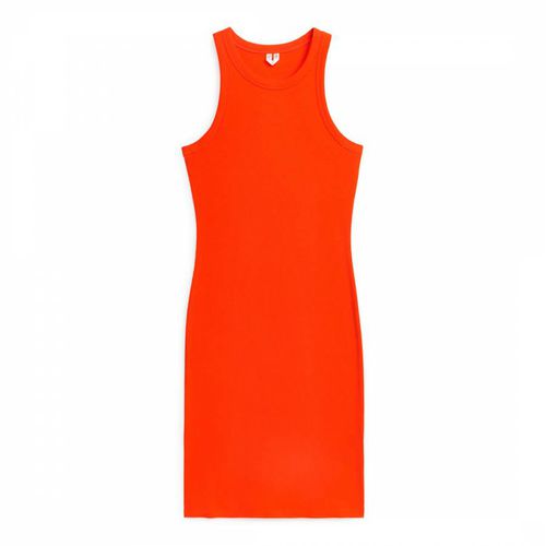 Orange Cotton Blend Jersey Dress - ARKET - Modalova