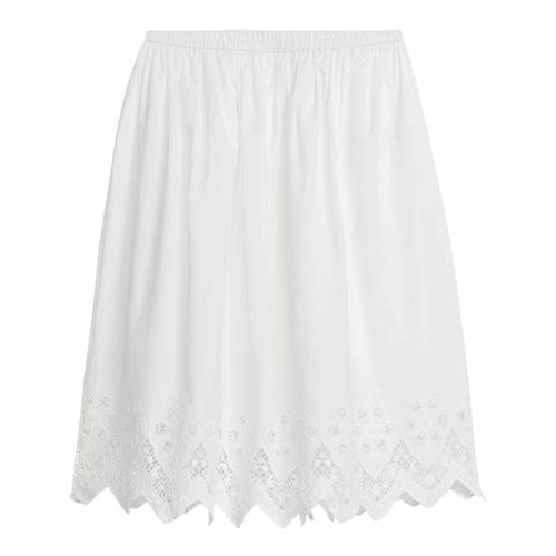 White Broderie Skirt - ARKET - Modalova