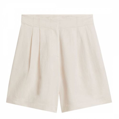 Beige Oversized Linen Blend Short - ARKET - Modalova